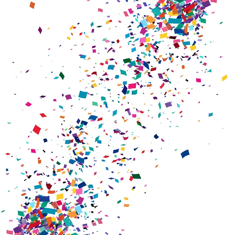 Vibrant Confetti for Celebrations
