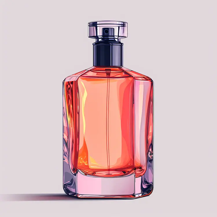 Elegant Square Perfume Bottle
