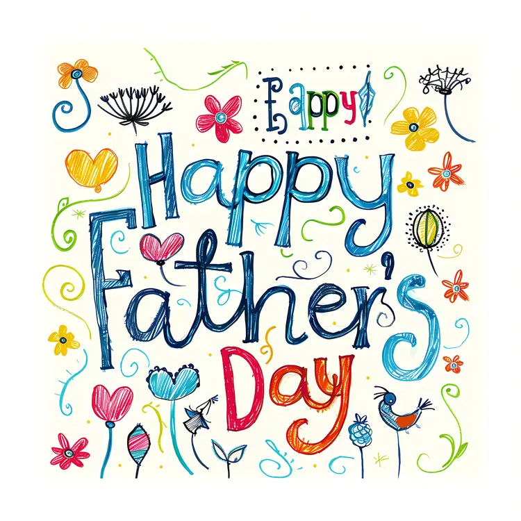 Happy Father's Day Doodle