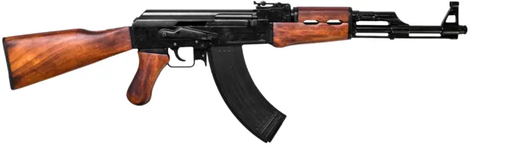AK-47 Assault Rifle Side View