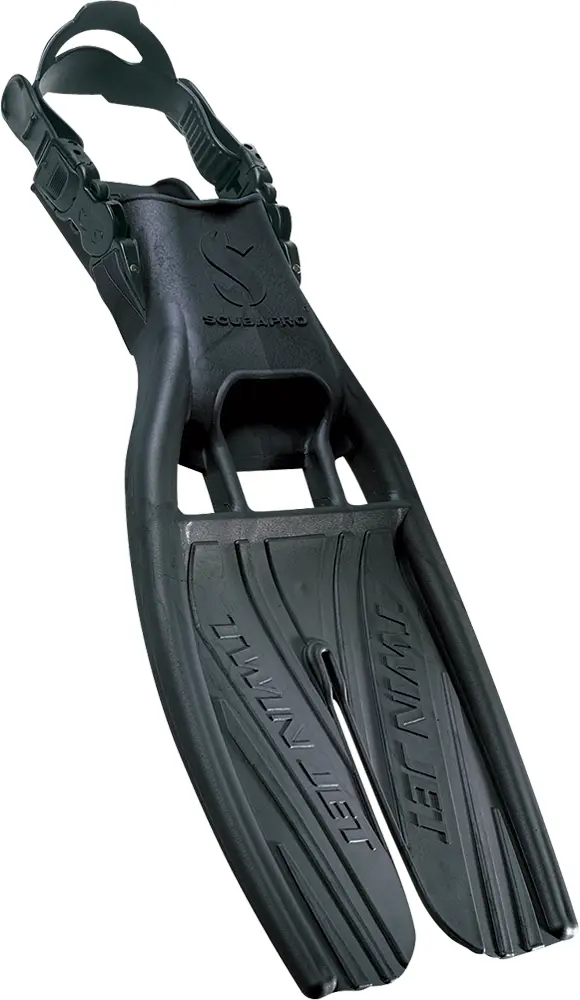 Black Swim Fins for Professional Diving