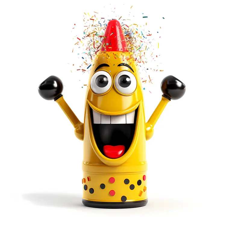 Excited Party Popper
