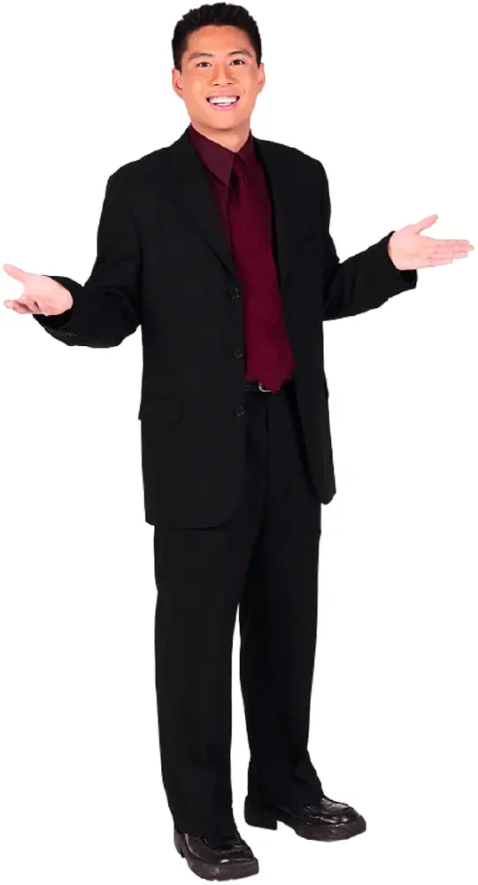 Businessman in Black Suit
