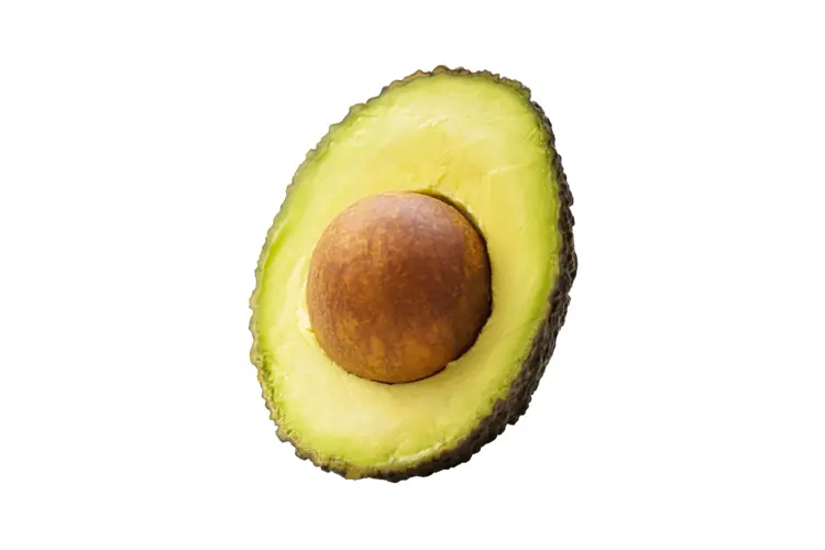 Half Avocado with Seed