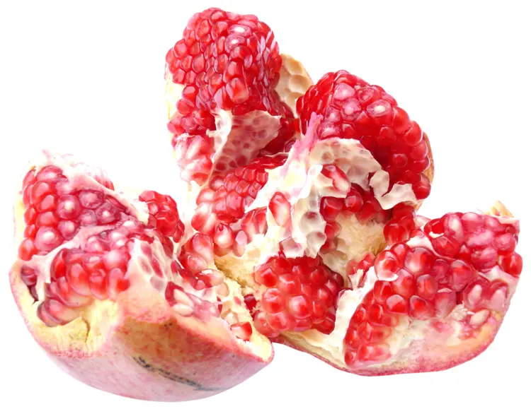 Pomegranate Pieces with Seeds