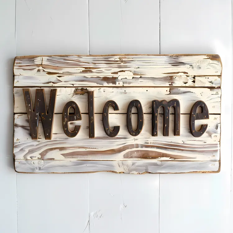 Rustic Welcome Sign