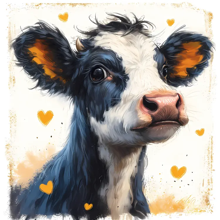 Cute Cow Art