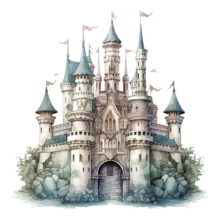 Blue Enchanted Castle