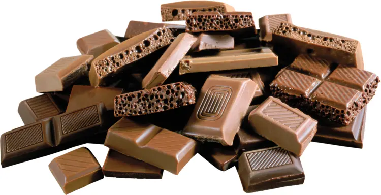 Pile of Assorted Chocolate Pieces