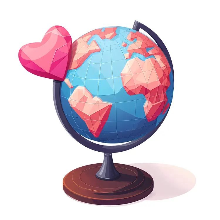 Heart Globe with Love