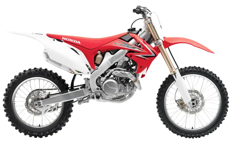 Red Honda Dirt Bike
