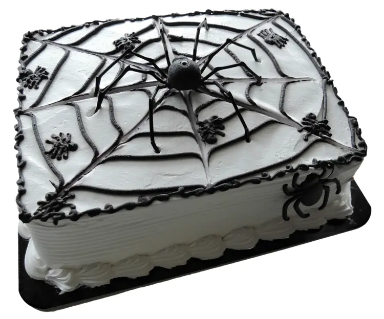 Spider Web Cake for Halloween Party