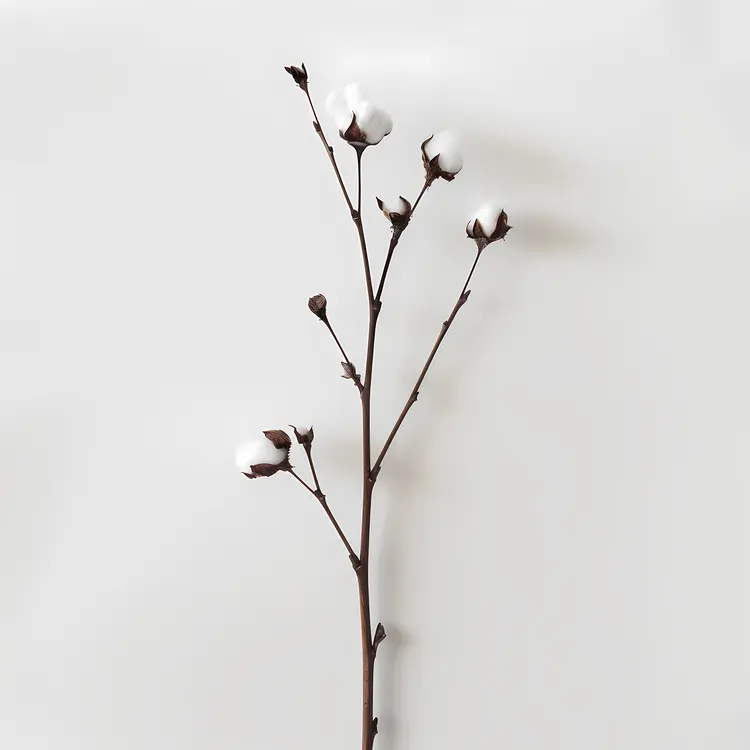 Simple Cotton Branch