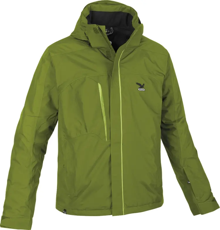 Sporty Green Jacket with Zipper