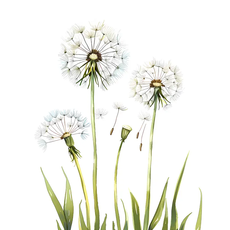 Dandelion with Seeds