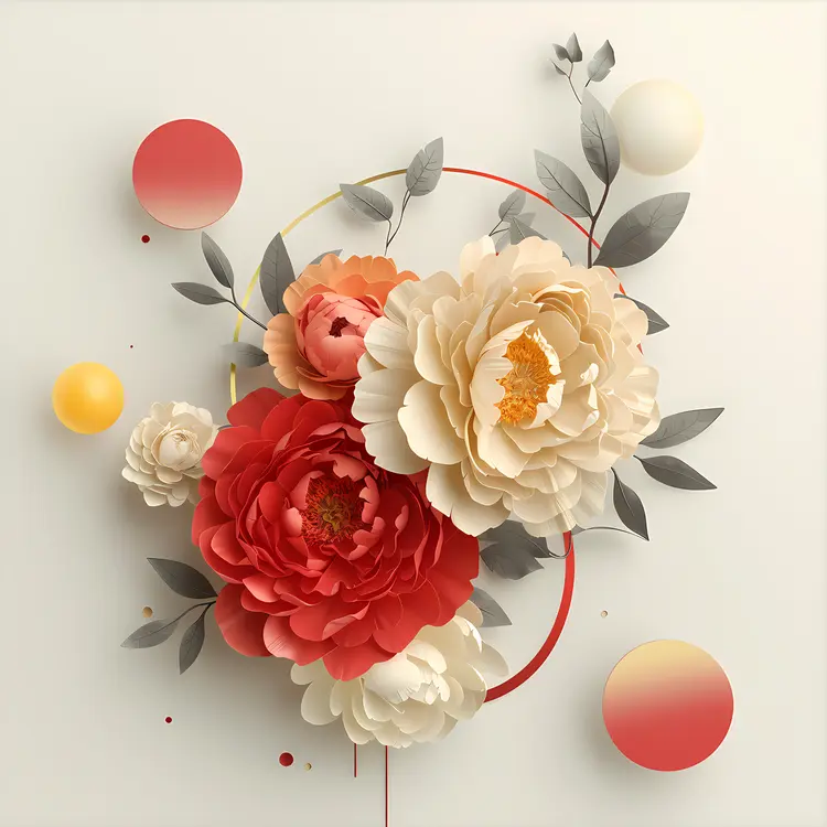 Elegant Paper Flower Bouquet