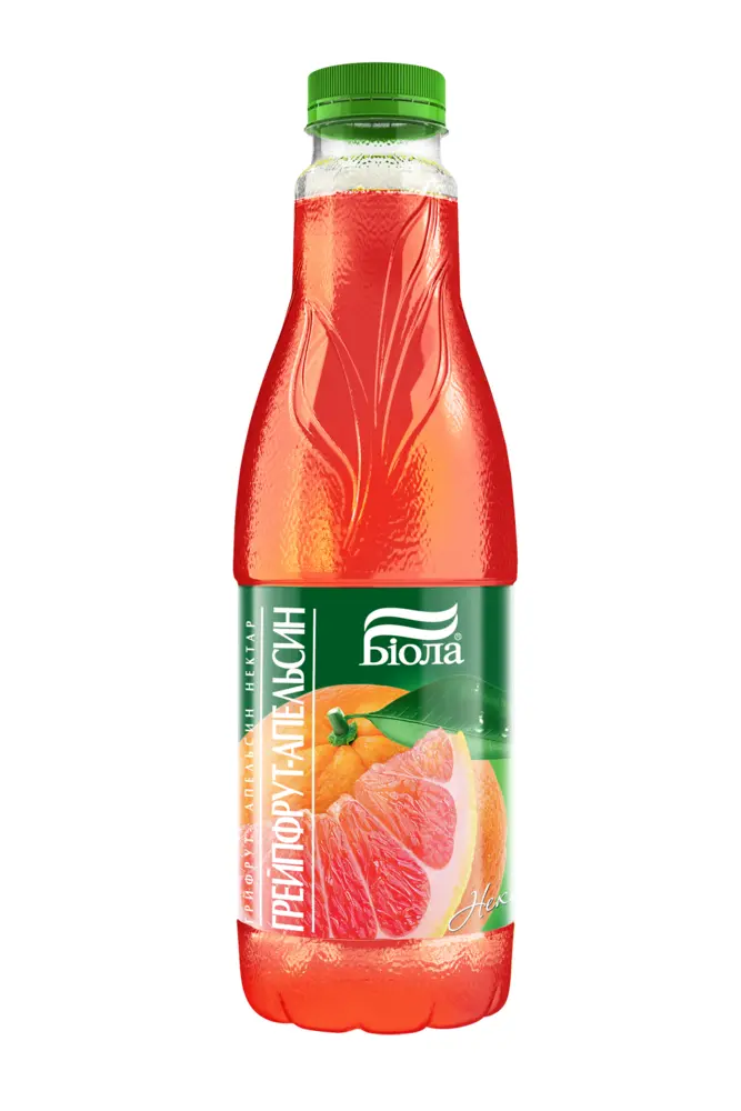 Refreshing Grapefruit Juice in Bottle