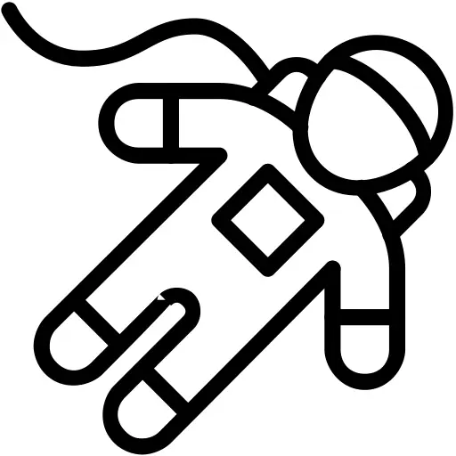 Simple Outline of Astronaut