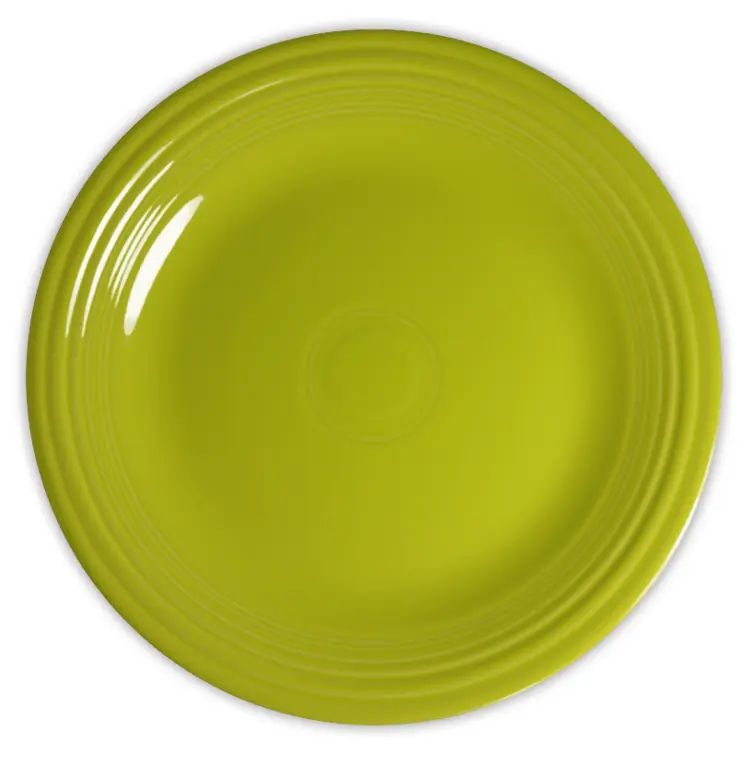 Green Ceramic Plate for Dining