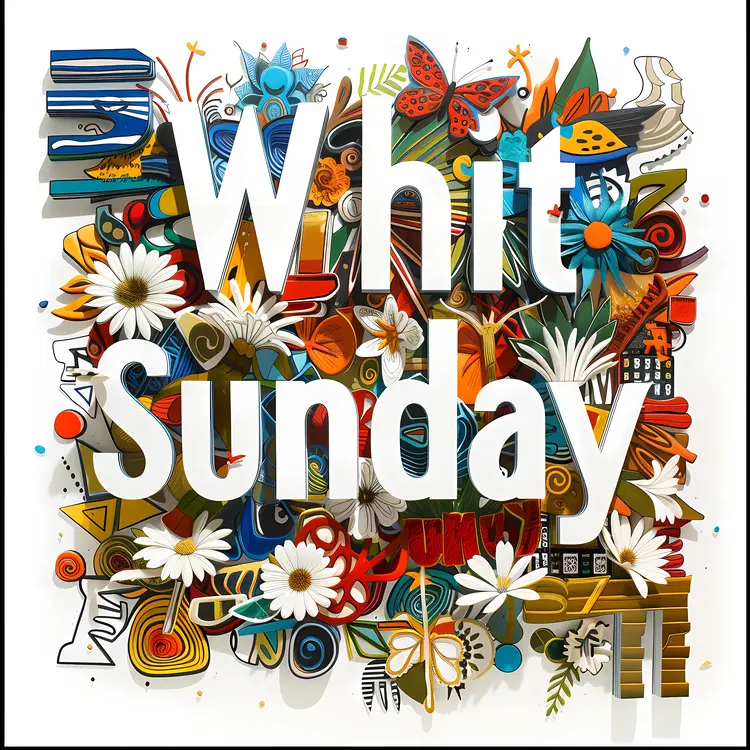 Colorful Whit Sunday Celebration