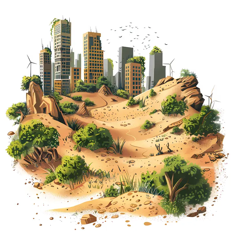 Deserted Cityscape