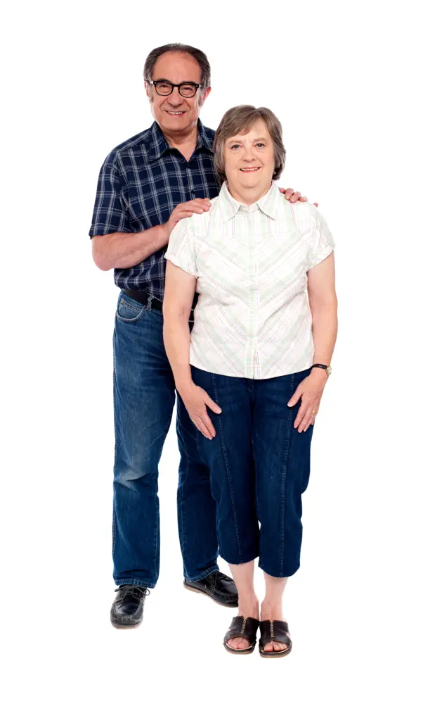 Elderly Couple Standing Together