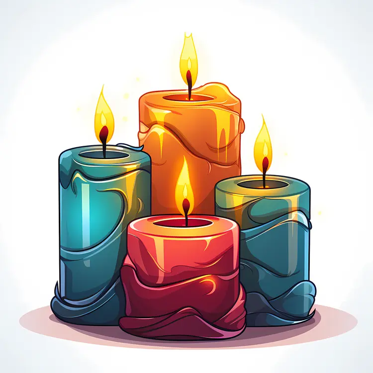 Vibrant Candles Collection