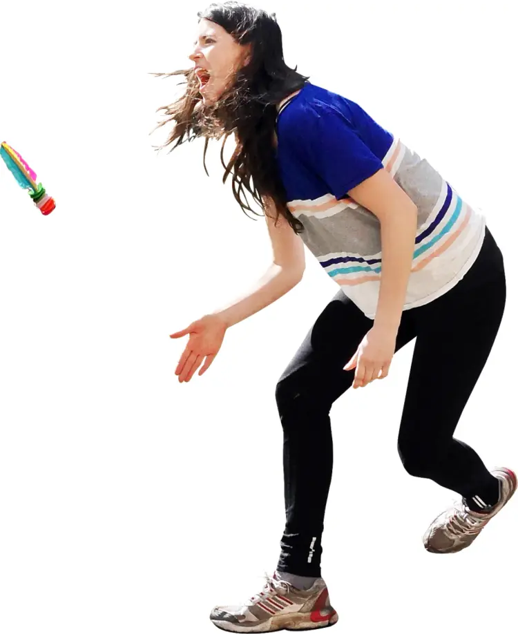 Person Playing with Toy in Action