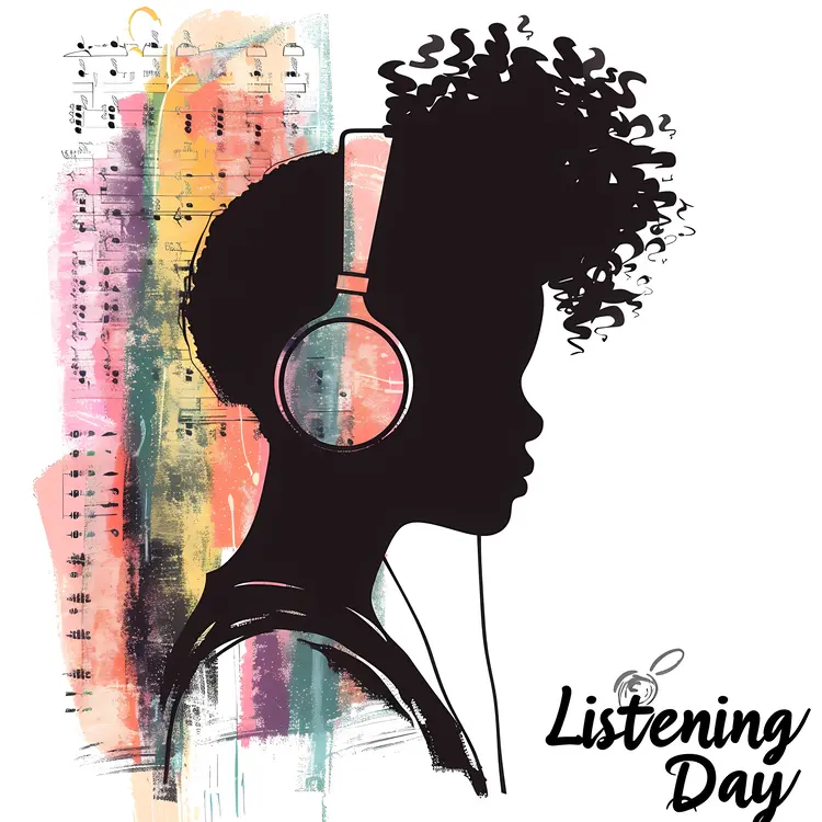 Girl Listening to Music