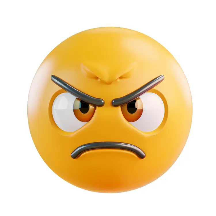 Angry Emoji Face