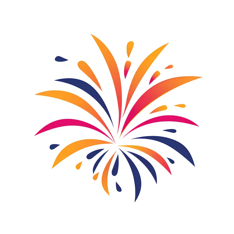 Colorful Firework Illustration