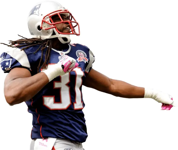 Patriots Football Player in Action