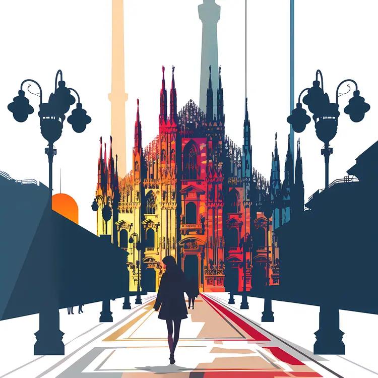 Gothic Cathedral with Street View