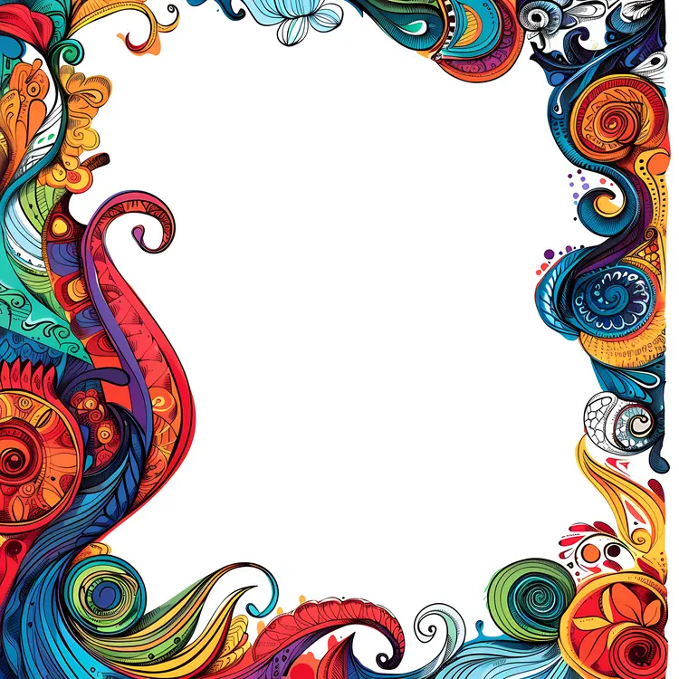 Intricate Abstract Border Design