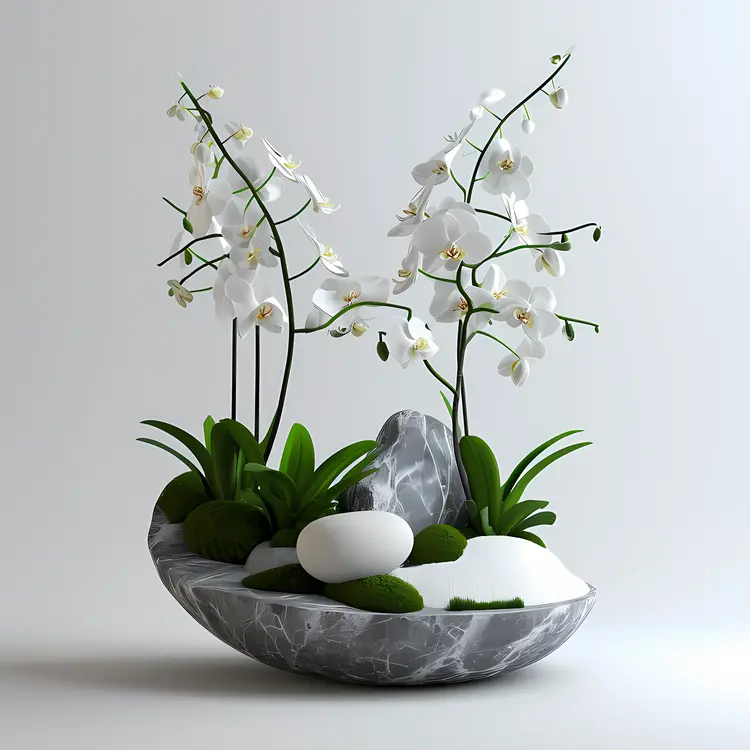 Orchid Bonsai Arrangement