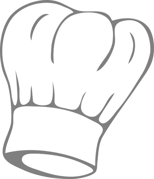 Simple Chef Hat Outline