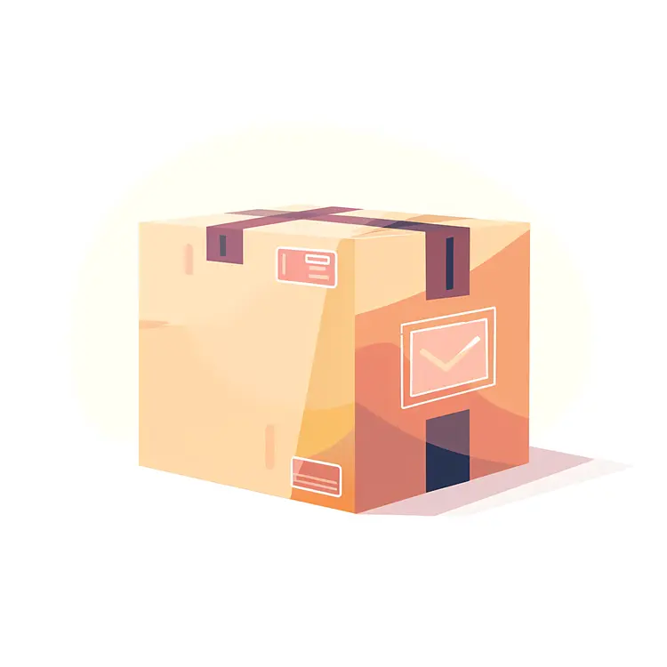 Illustrated Cardboard Box