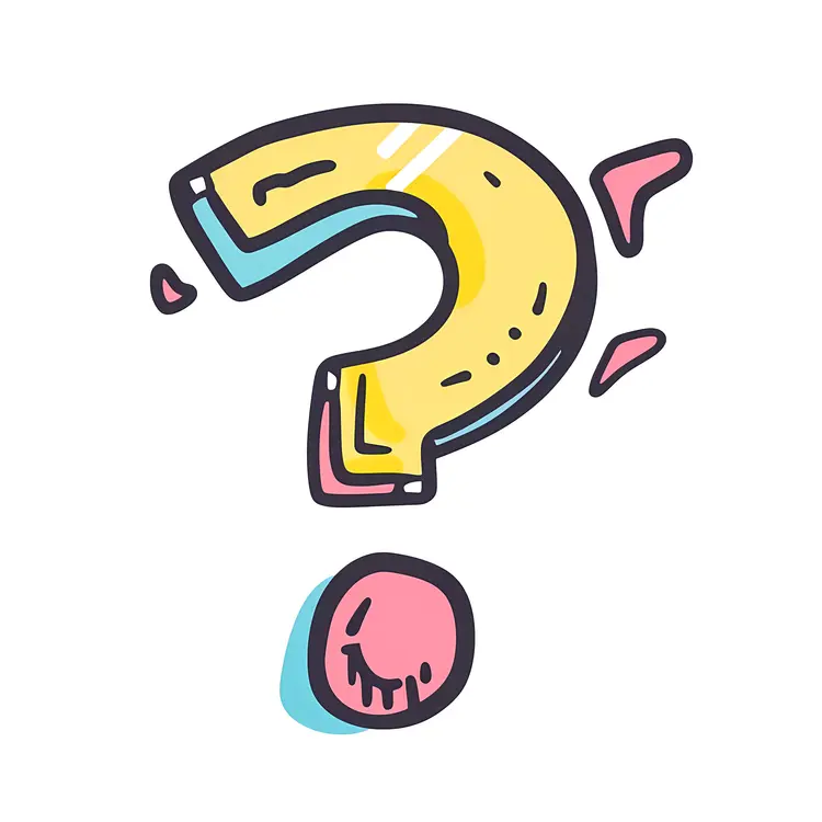Colorful Question Mark Illustration