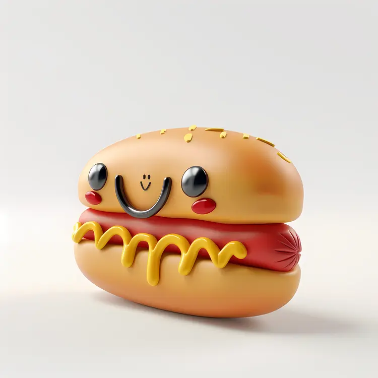 Smiling Hot Dog
