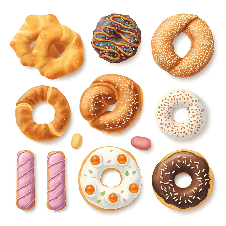 Assorted Pastries and Donuts