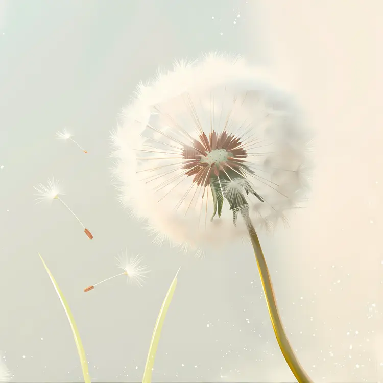 Soft Dandelion in Nature