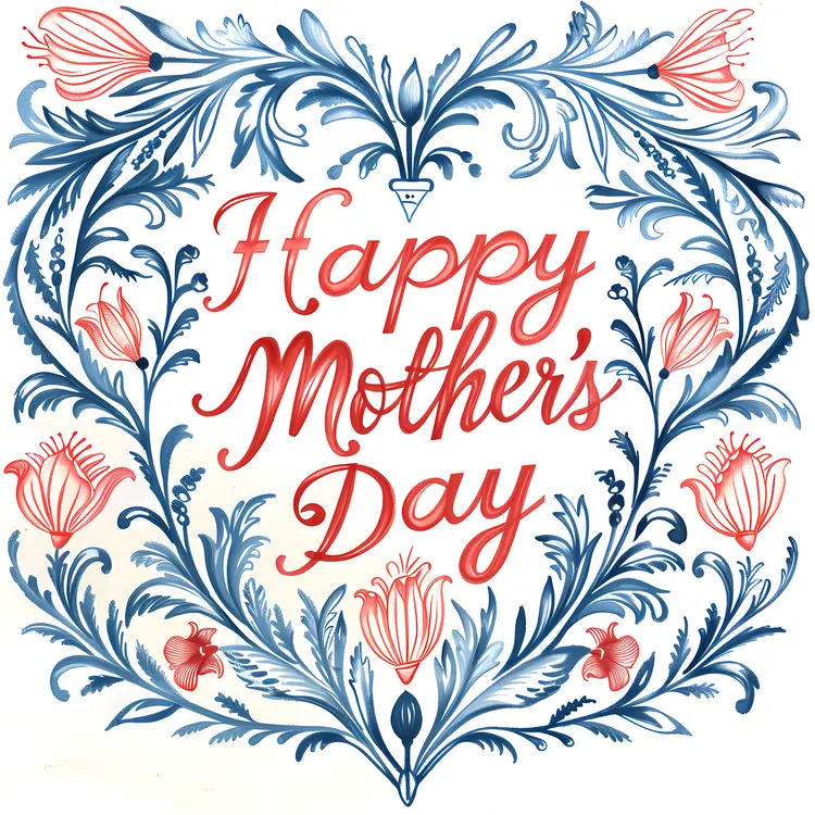 Happy Mother's Day Floral Card