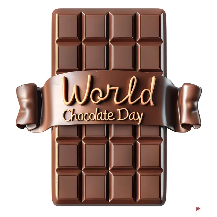 World Chocolate Day Chocolate Bar