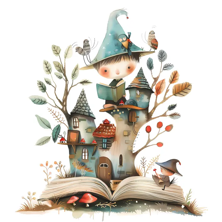 Fairy Tale House in a Storybook