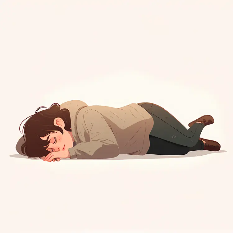 Person Sleeping Peacefully