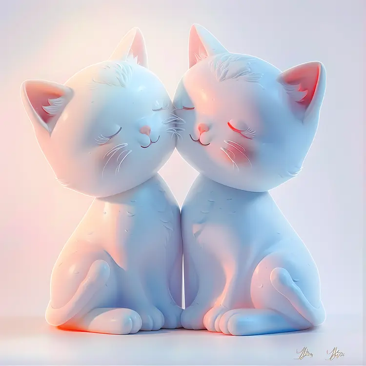 Cute Kittens Snuggling