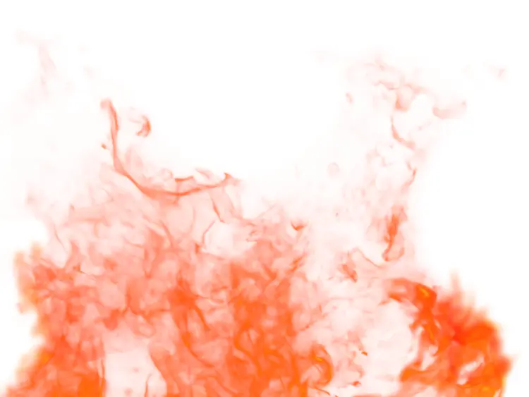 Smoky Orange Flame