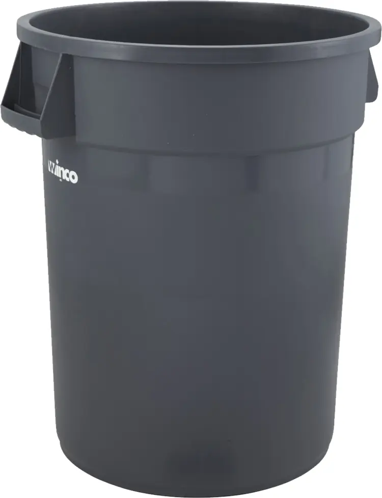 Black Trash Can for Waste Management