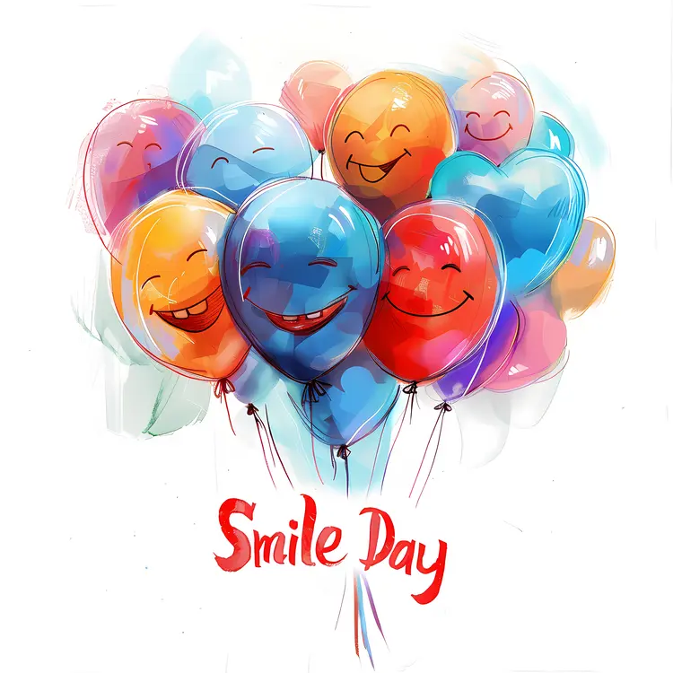 Smiling Balloons for Smile Day