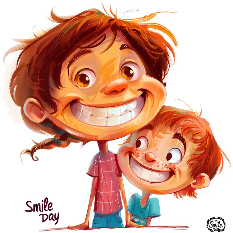Smiling Children on Smile Day